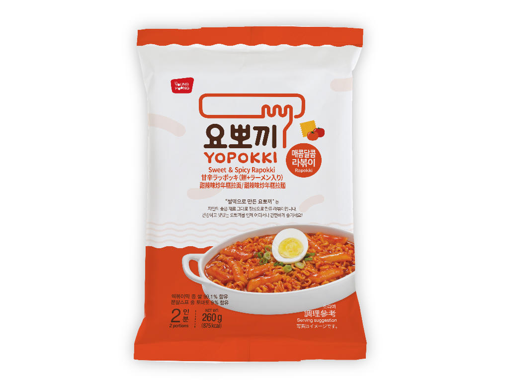 ヨッポギラッポッキ甘辛味２人前袋入り
